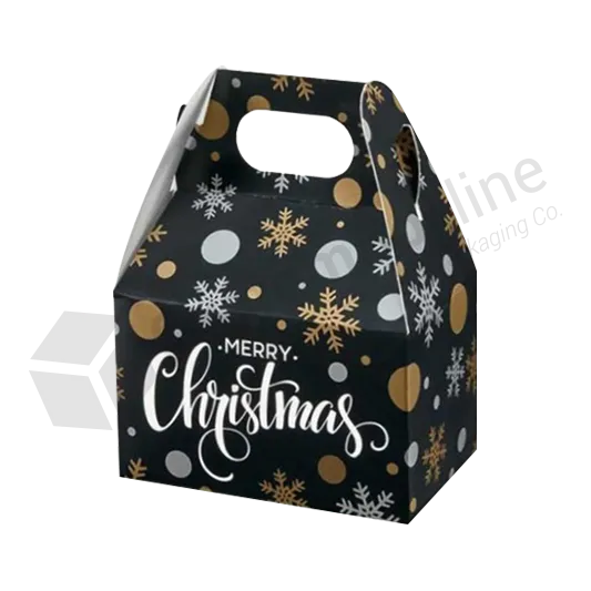 Christmas Gable Box in Black