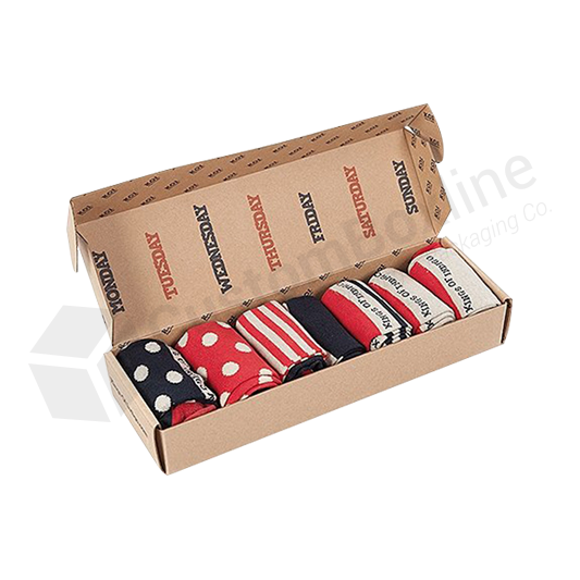 Corrugated Packaging Sock Box