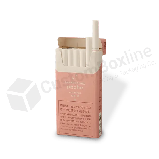 Custom Design Pink Cigarette Box