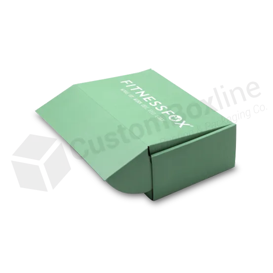 Custom Printed Green Mailer Box