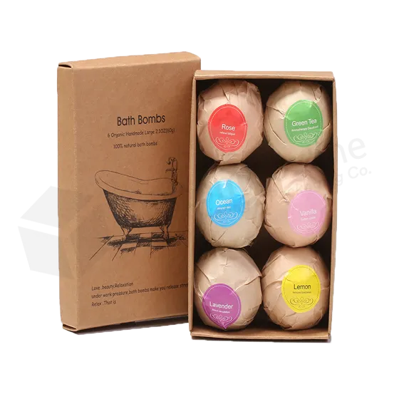 Kraft Bath Bomb Boxes