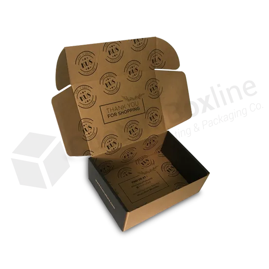 Printed Single Color Mailer Box